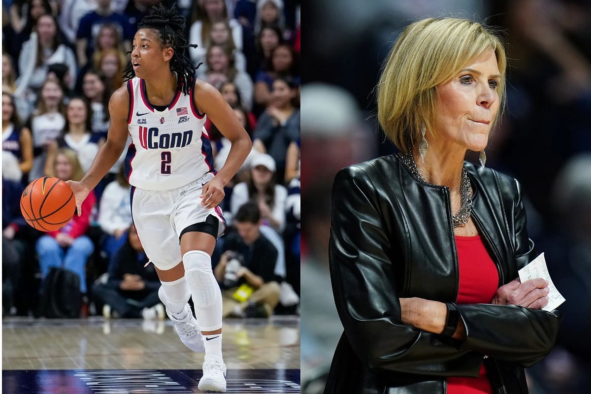 WATCH: UConn's KK Arnold shows off coaching skills, teaches Chris ...