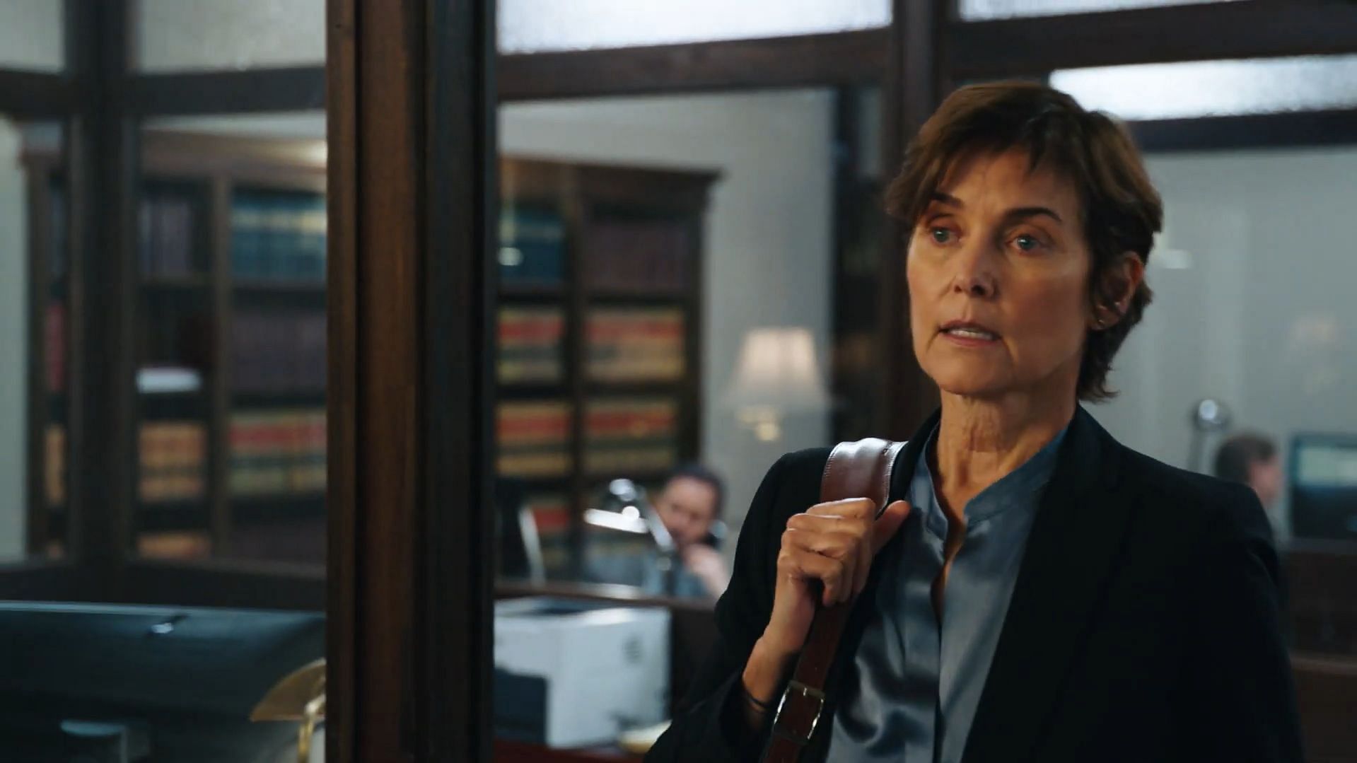 Carey Lowell in Law &amp; Order (Image via Youtube/@Wolf Entertainment)