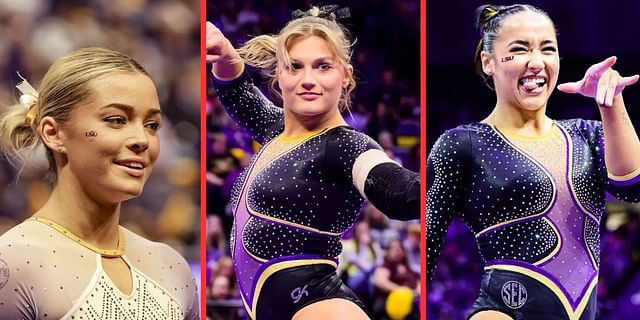 Olivia Dunne, and Aleah Finnegan express their admiration towards Sierra Ballard. (Images by Getty)