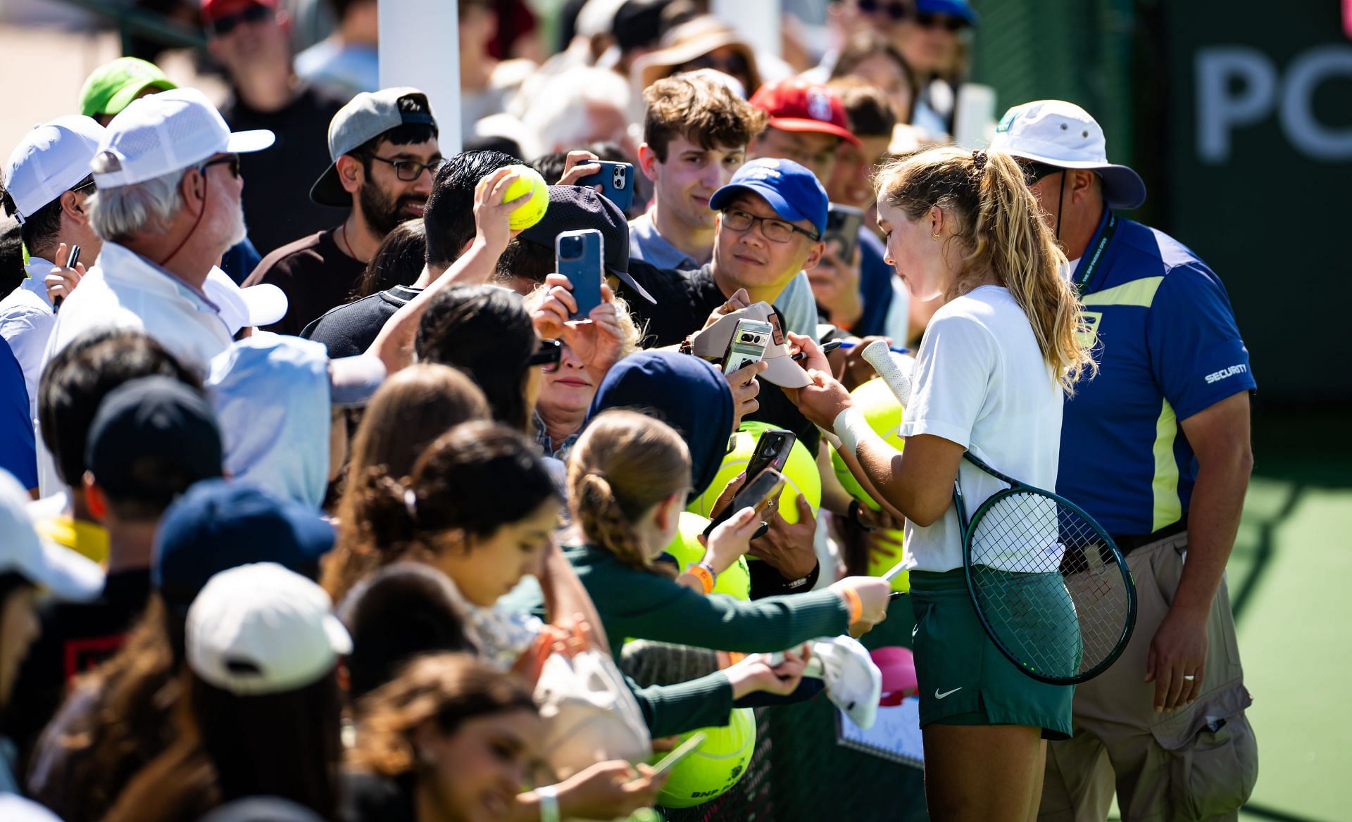 Mirra Andreeva has been the surprise package in the BNP Paribas Open this year - Source: Getty