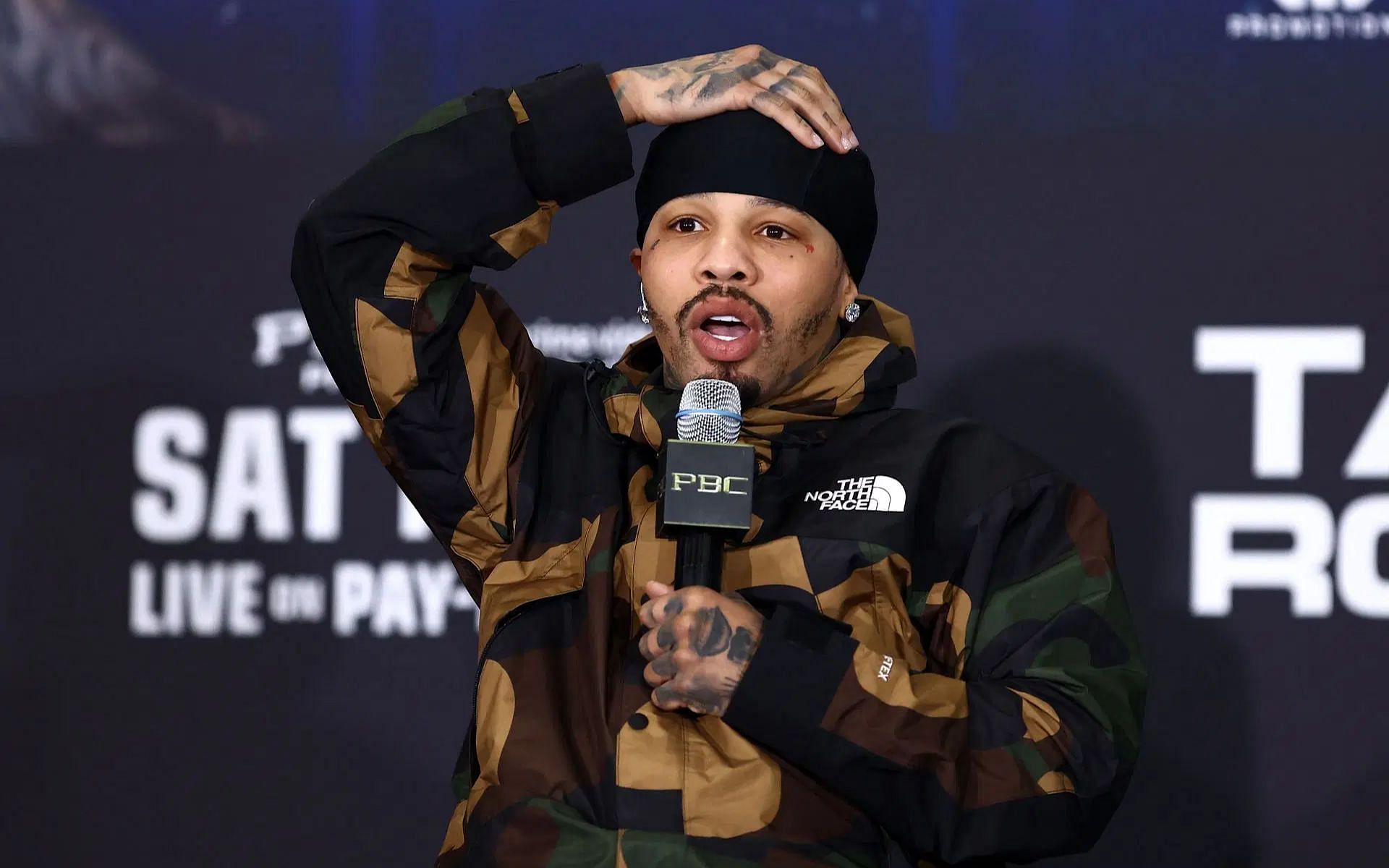 Gervonta Davis (pictured) reacts to his unexpected draw with Lamont Roach Jr. [Image courtesy: Getty Images]