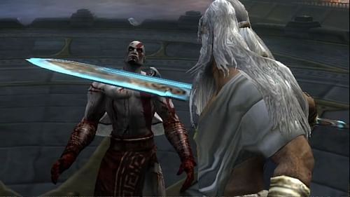 The feud between Zeus and Kratos is well-developed (Image via Santa Monica Studio)