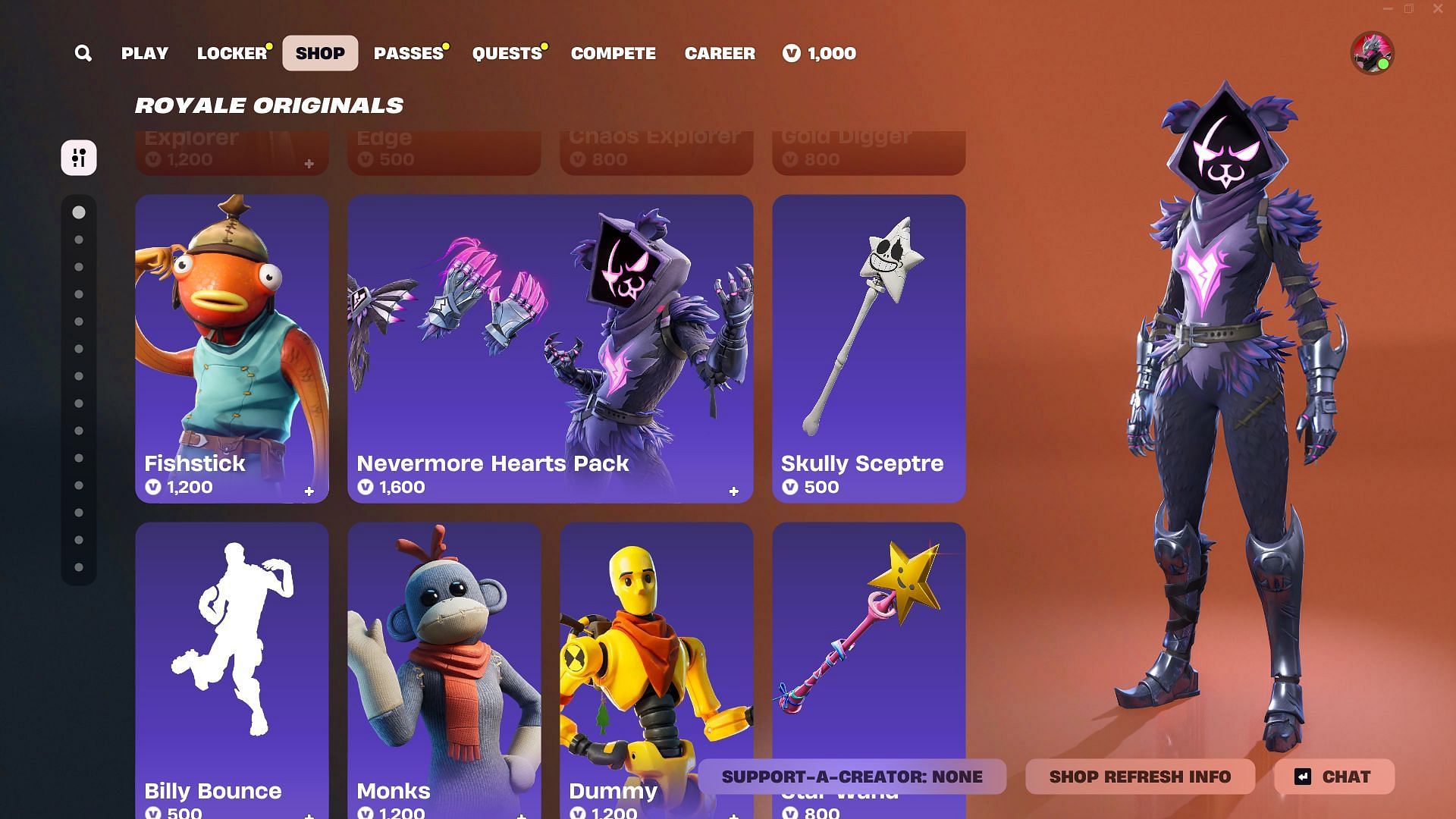 You can now purchase the Raven Team Leader skin in Fortnite (Image via Epic Games)