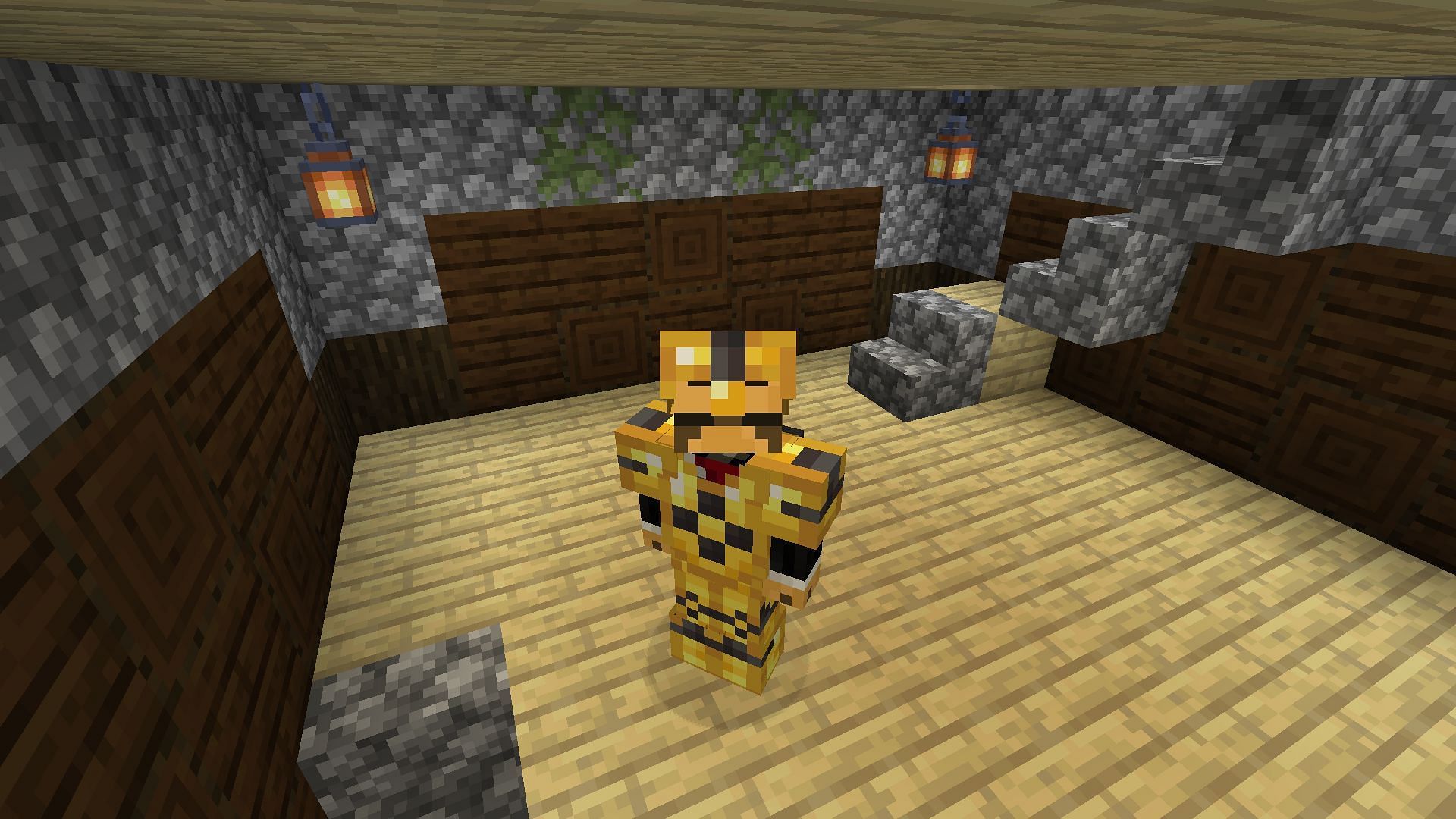 Sentry armor trim in Minecraft