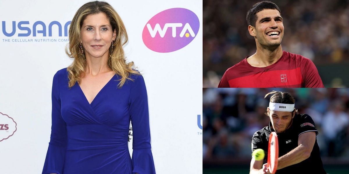 Monica Seles watched Carlos Alcaraz and Taylor Fritz