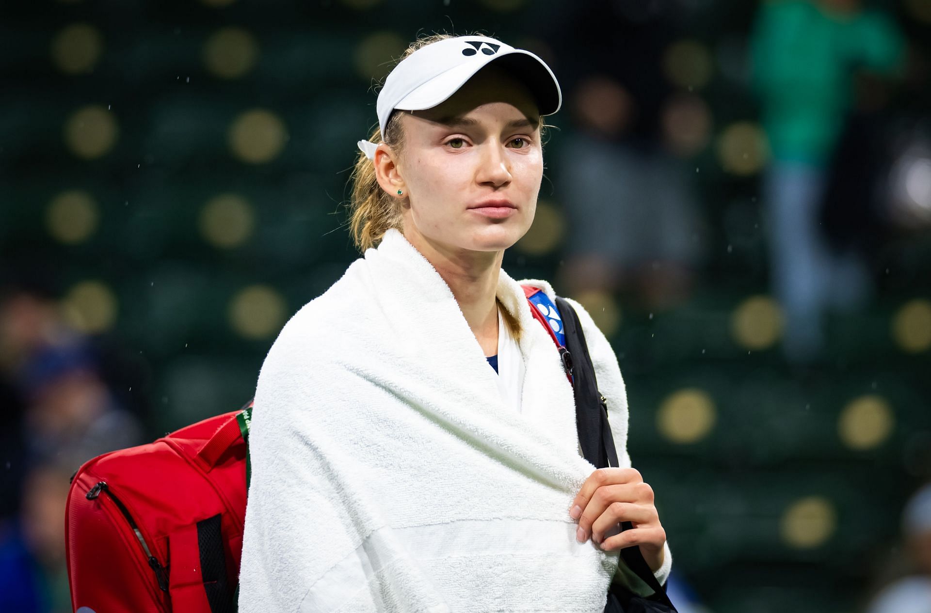 Elena Rybakina in action at the BNP Paribas Open (Image Source: Getty)