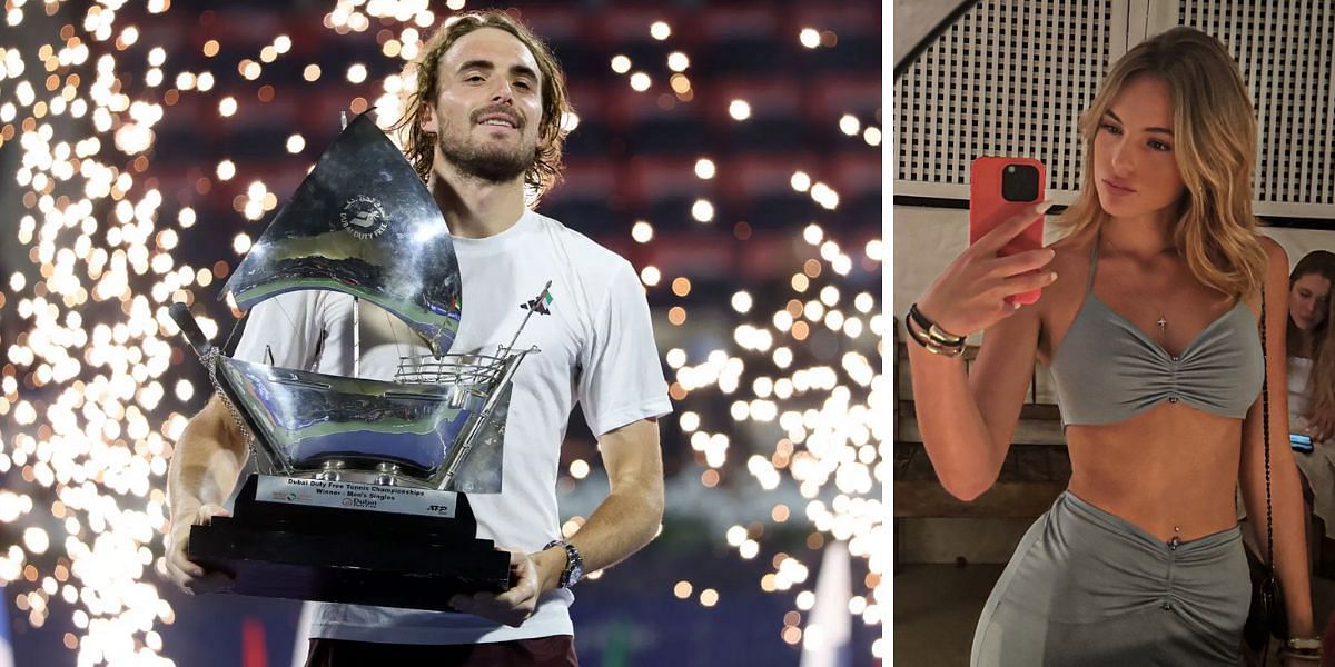 Stefanos Tsitsipas (Left), Elisavet Tsitsipas (Right)