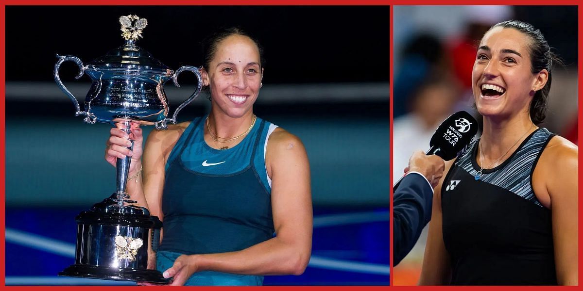 Madison Keys and Caroline Garcia (Source: Getty)