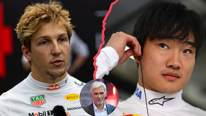 Damon Hill drops 3-word reaction to Yuki Tsunoda replacing Liam Lawson at Red Bull