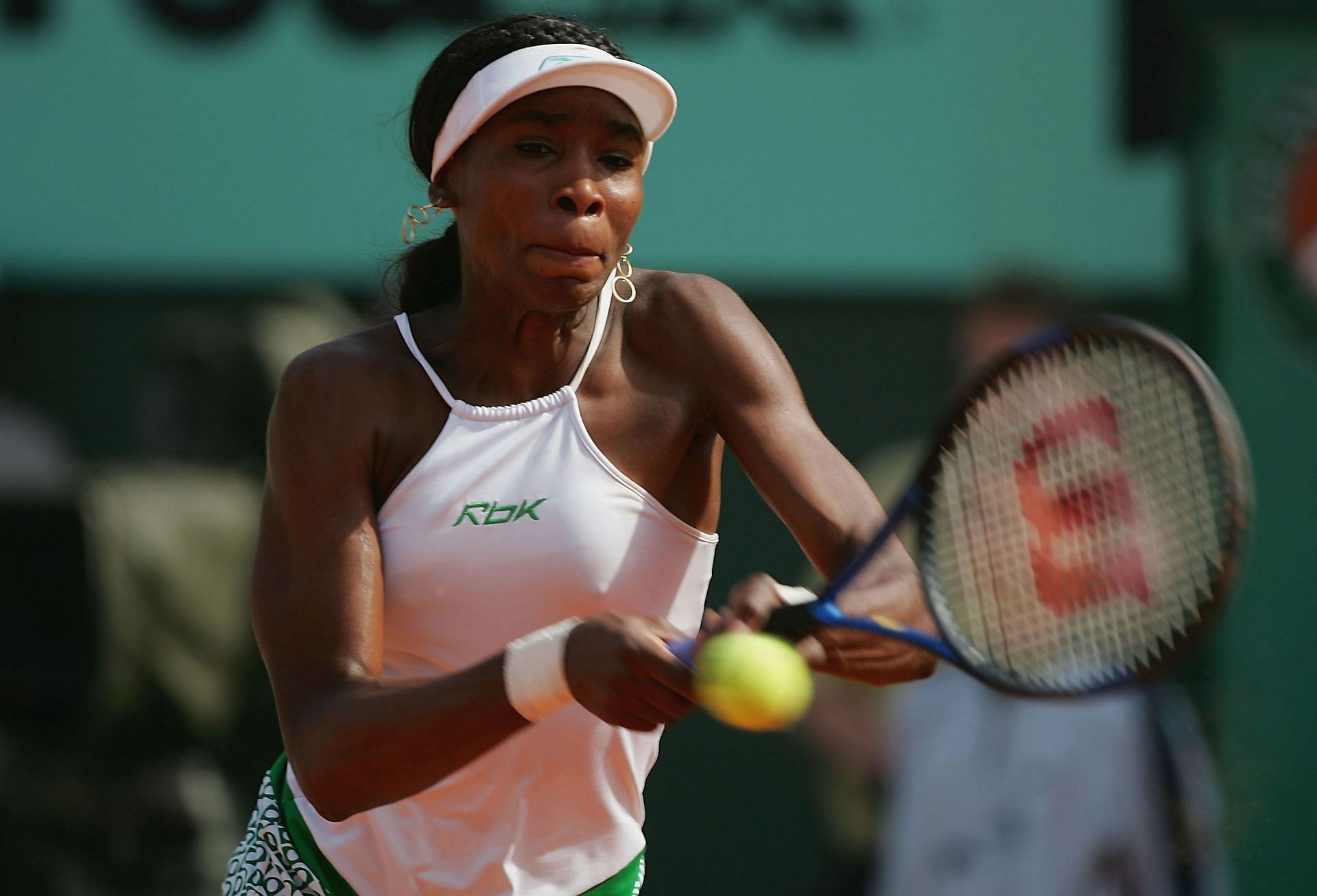 Venus Williams at the 2004 French Open - Source: Getty