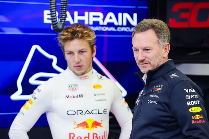 Christian Horner's blunt reply when questioned about Liam Lawson's future at Red Bull
