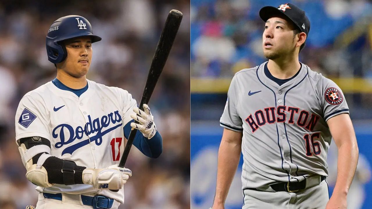 Shohei Ohtani (L) and Yusei Kikuchi (R) (Images from - Getty)