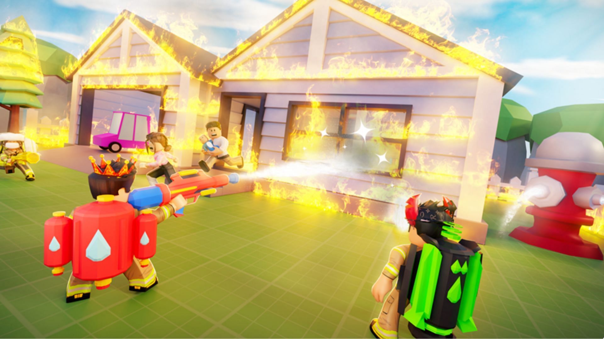 Free active codes in Firefighter Simulator (Image via Roblox)