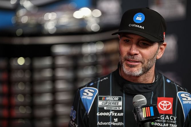 Jimmie Johnson’s two-word reaction to former ally’s nostalgic tribute via 8-time NASCAR Cup race winner