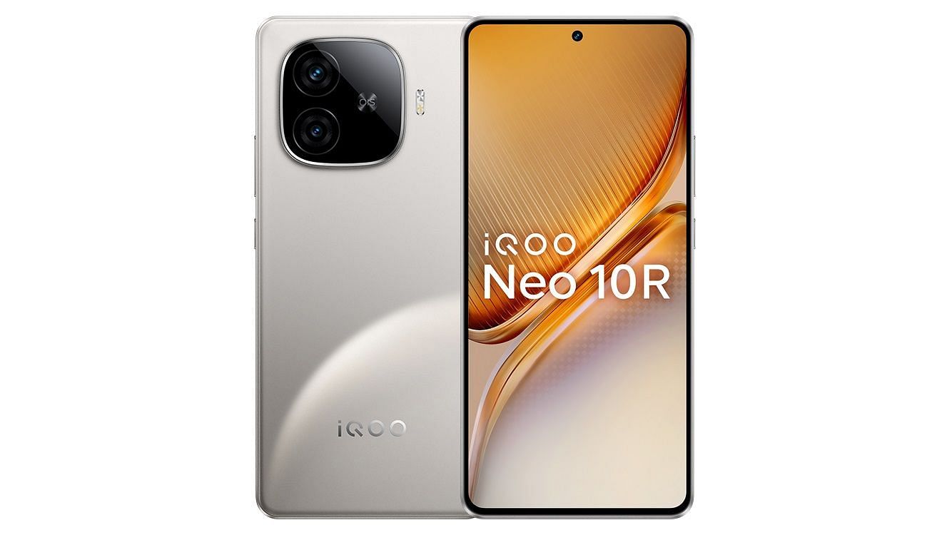 iQOO Neo 10R in MoonKnight Titanium color (Image via iQOO)