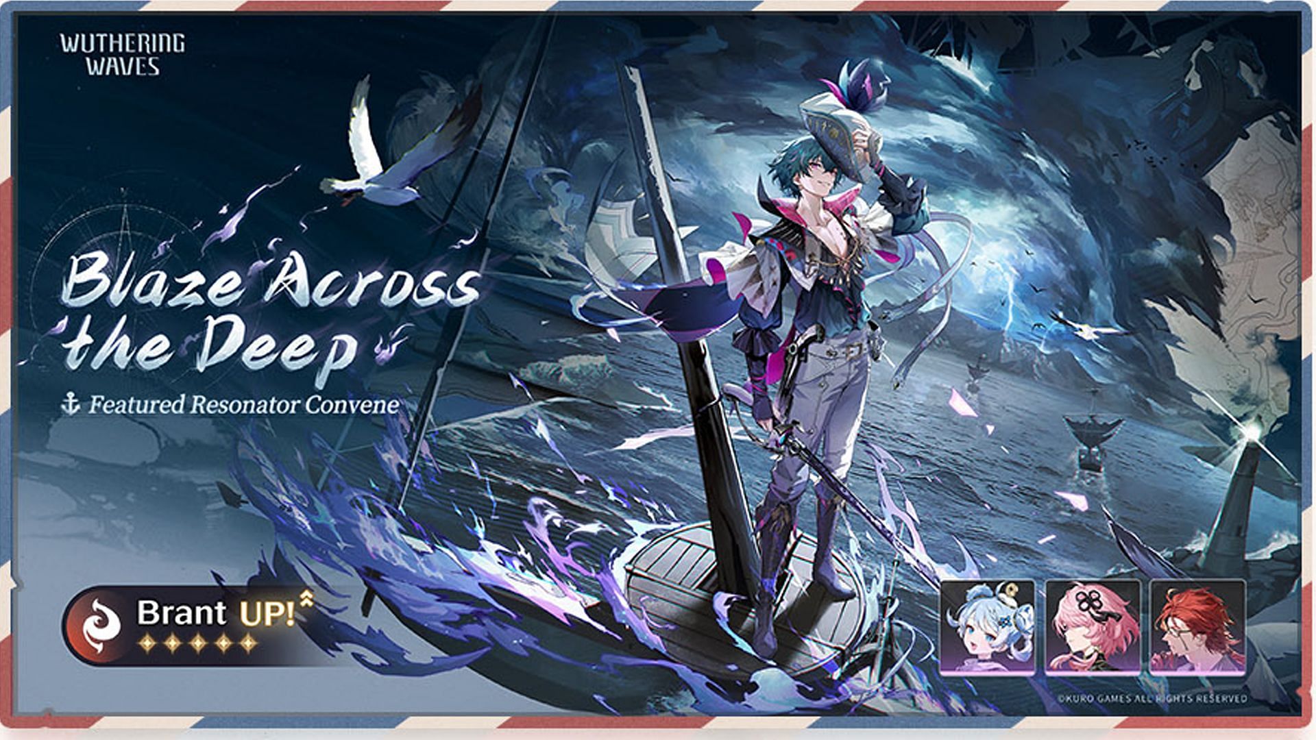 Brant&#039;s banner in Wuthering Waves 2.1 second half (Image via Kuro Games)