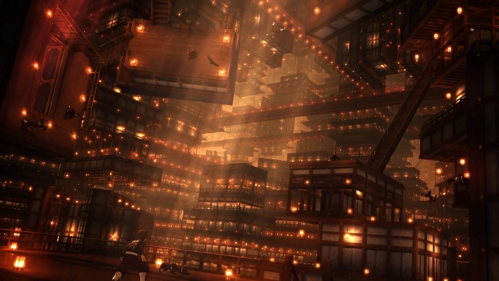 The Infinity Castle, Muzan&rsquo;s lair (Image via Ufotable)