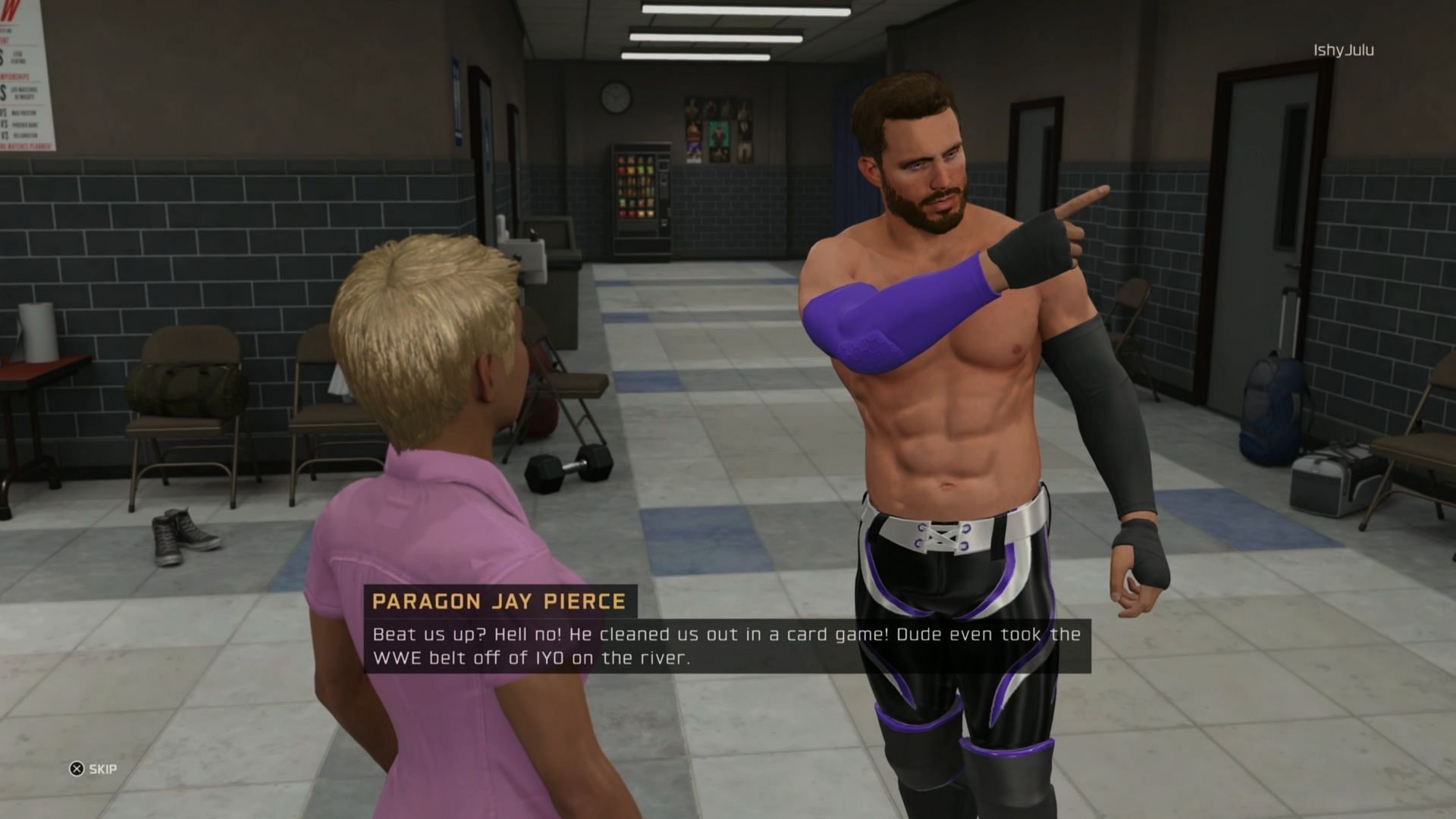 There are some truly chaotic, hilarious moments in MyRise mode. It&#039;s 100% worth a run or two (Image via 2K Games)