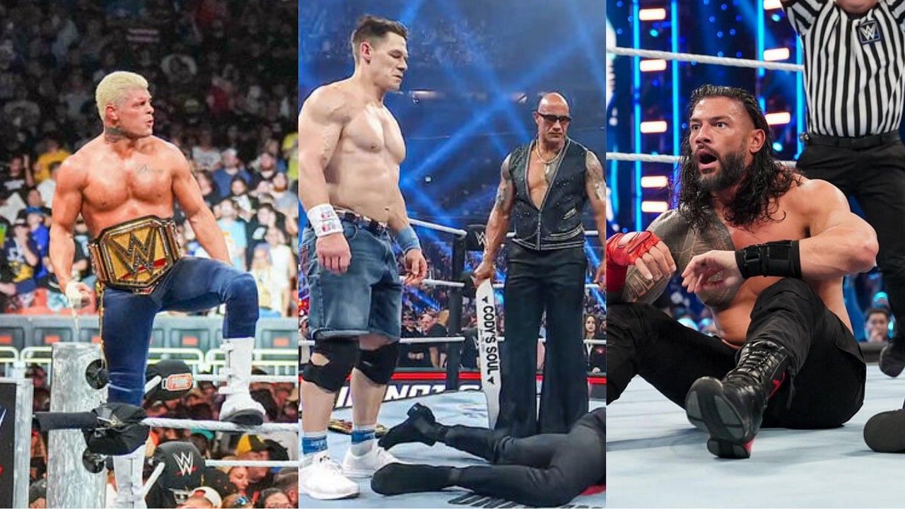 WWE, Cody Rhodes, Roman Reigns, The Rock, John Cena, Randy Orton, Seth Rollins, 