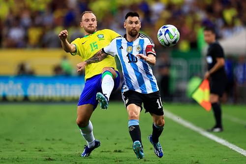 Leo against Brazil - Source: Getty