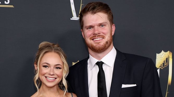 Sam Darnold praises girlfriend Katie Hoofnagle for understanding NFL "grind" after signing $100,500,000 contract