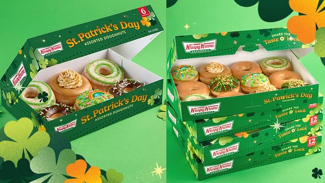 Krispy Kreme introduces the Taste O’Luck Collection in time for St. Patrick’s Day