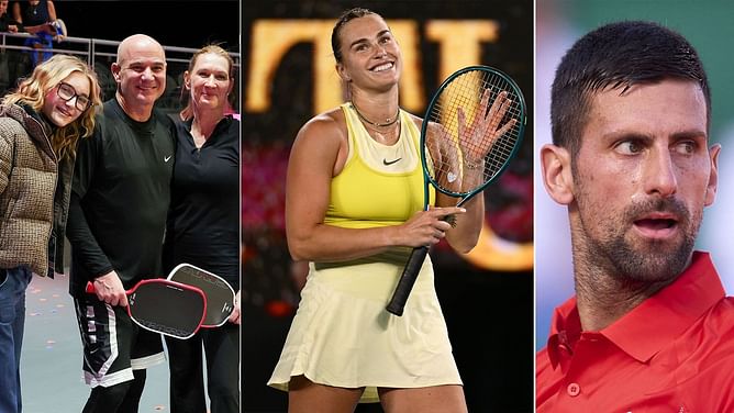 Tennis News Today: Novak Djokovic's father reveals he doesn't want to make the Serb "angry"; Andre Agassi and Steffi Graf's daughter Jaz bonds with Aryna Sabalenka, and more