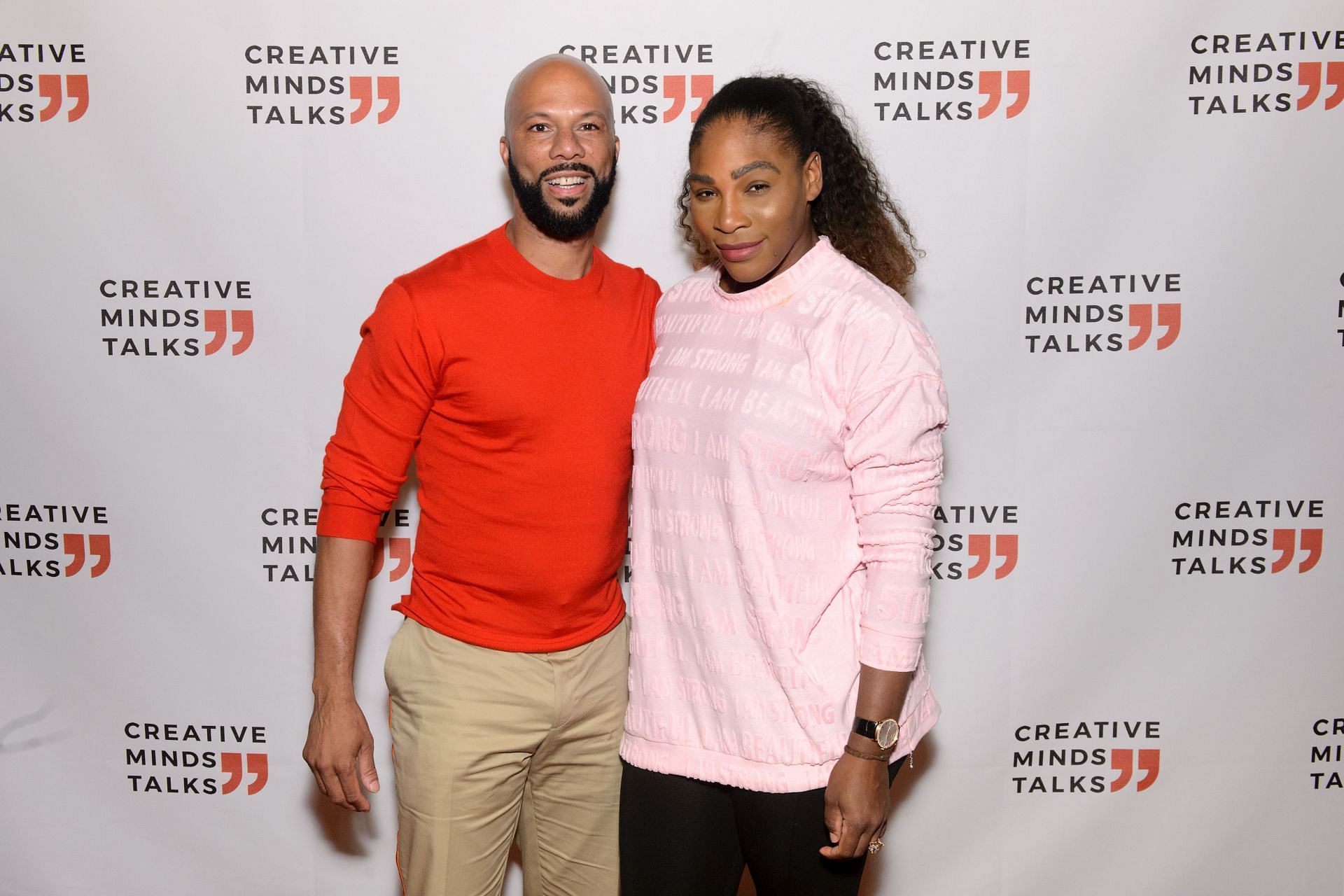 Serena Williams and Common pictured together | Image Source: Getty