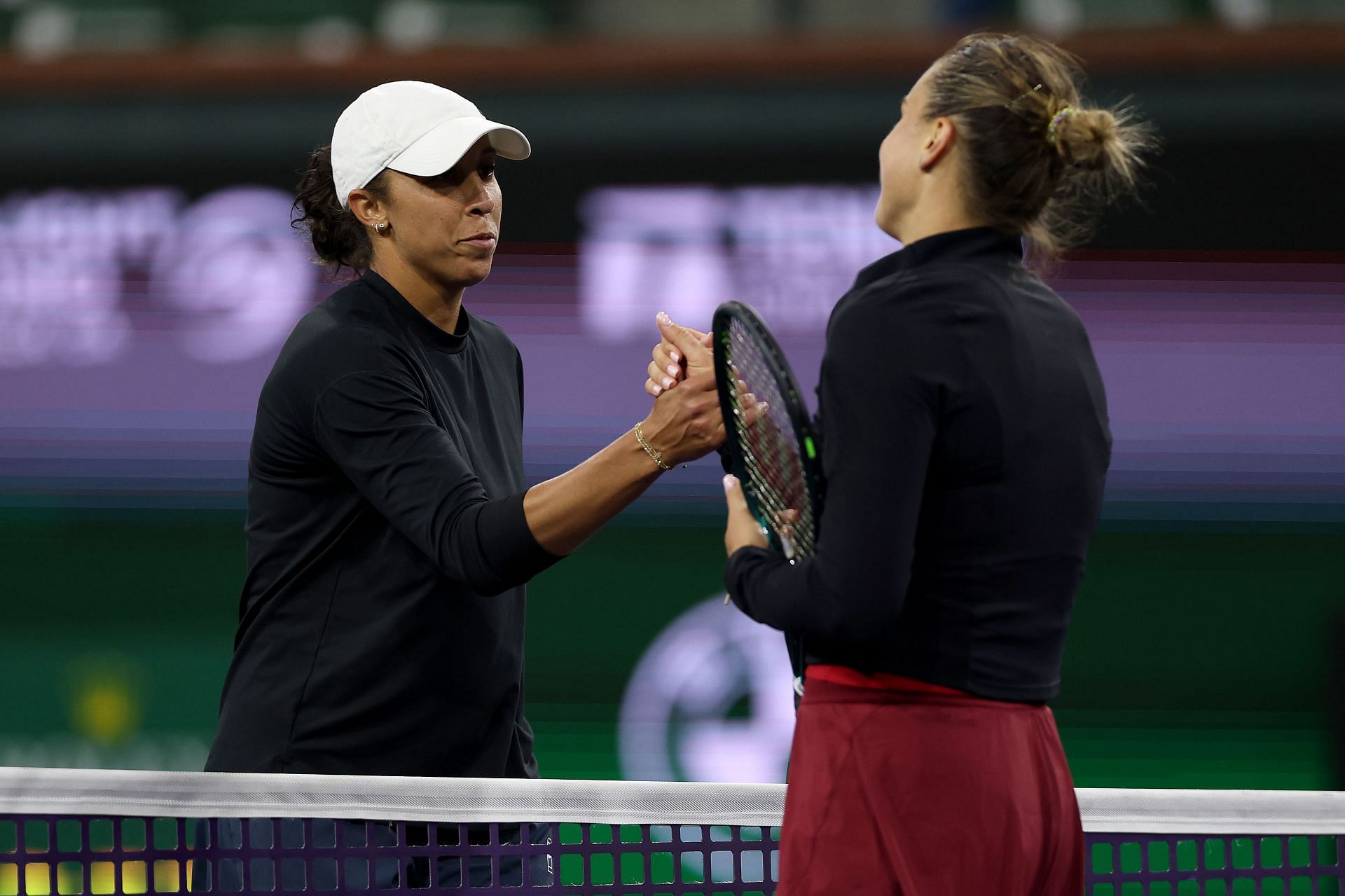 Madison Keys and Aryna Sabalenka at the BNP Paribas Open - Source: Getty