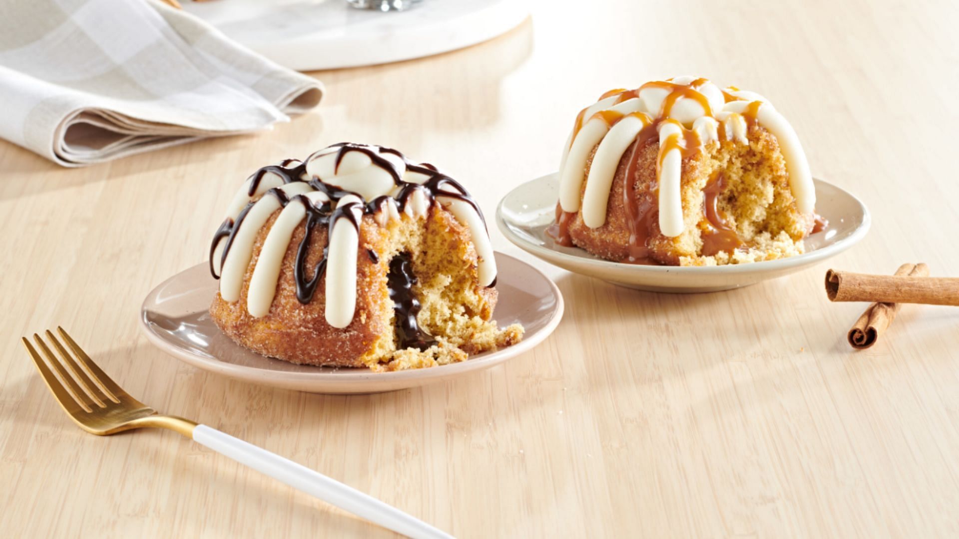 Two churro offerings from Nothing Bundt Cakes ( Image via PR Newswire)