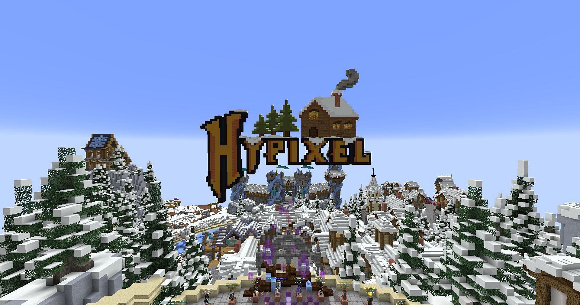 Hypixel is easily the most popular Minecraft server ever (Image via Mojang Studios)