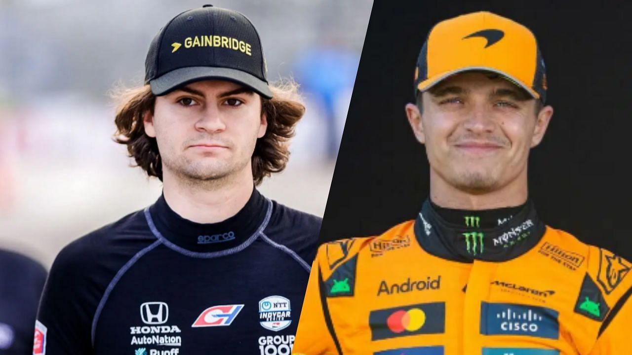 Colton Herta and Lando Norris