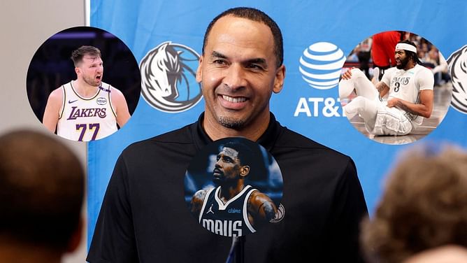"Traded Luka then AD gets Injured then Kyrie gets Injured" - Fans pick on Mavs GM Nico Harrison after making feelings clear on Kyrie Irving injury