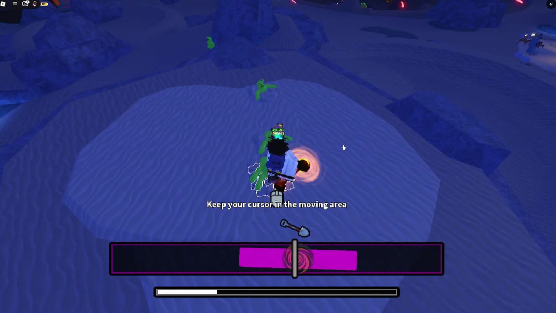 Bury aliens and dig up to get Goo (Image via Roblox || YouTube/@IcenezzNL )