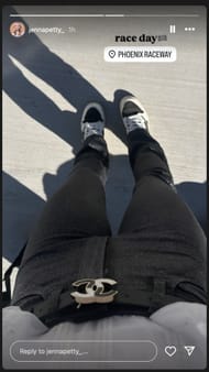 Jenna Petty's Instagram story - Source: @jennapetty_ on IG