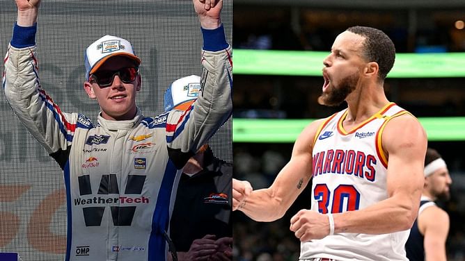 Connor Zilisch emulates $240M NBA Icon Steph Curry’s iconic celebration after winning the COTA Xfinity race