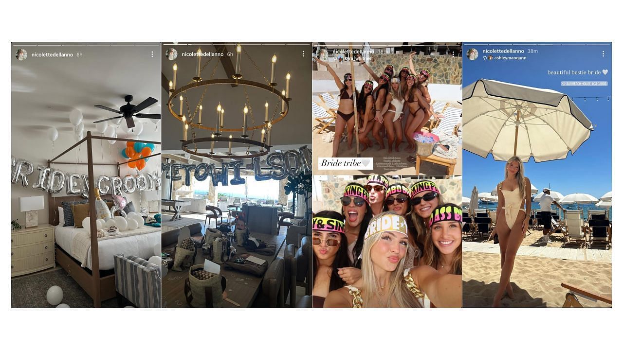 Zach Wilson&rsquo;s fianc&eacute;e Nicolette Dellanno uploads picture from her bachelorette party celebration in Los Cabos