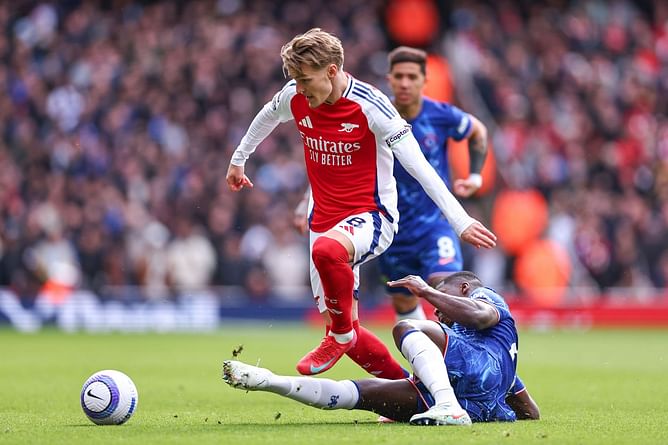 Martin Odegaard creates Arsenal history after providing match-winning assist in Gunners' 1-0 win over Chelsea