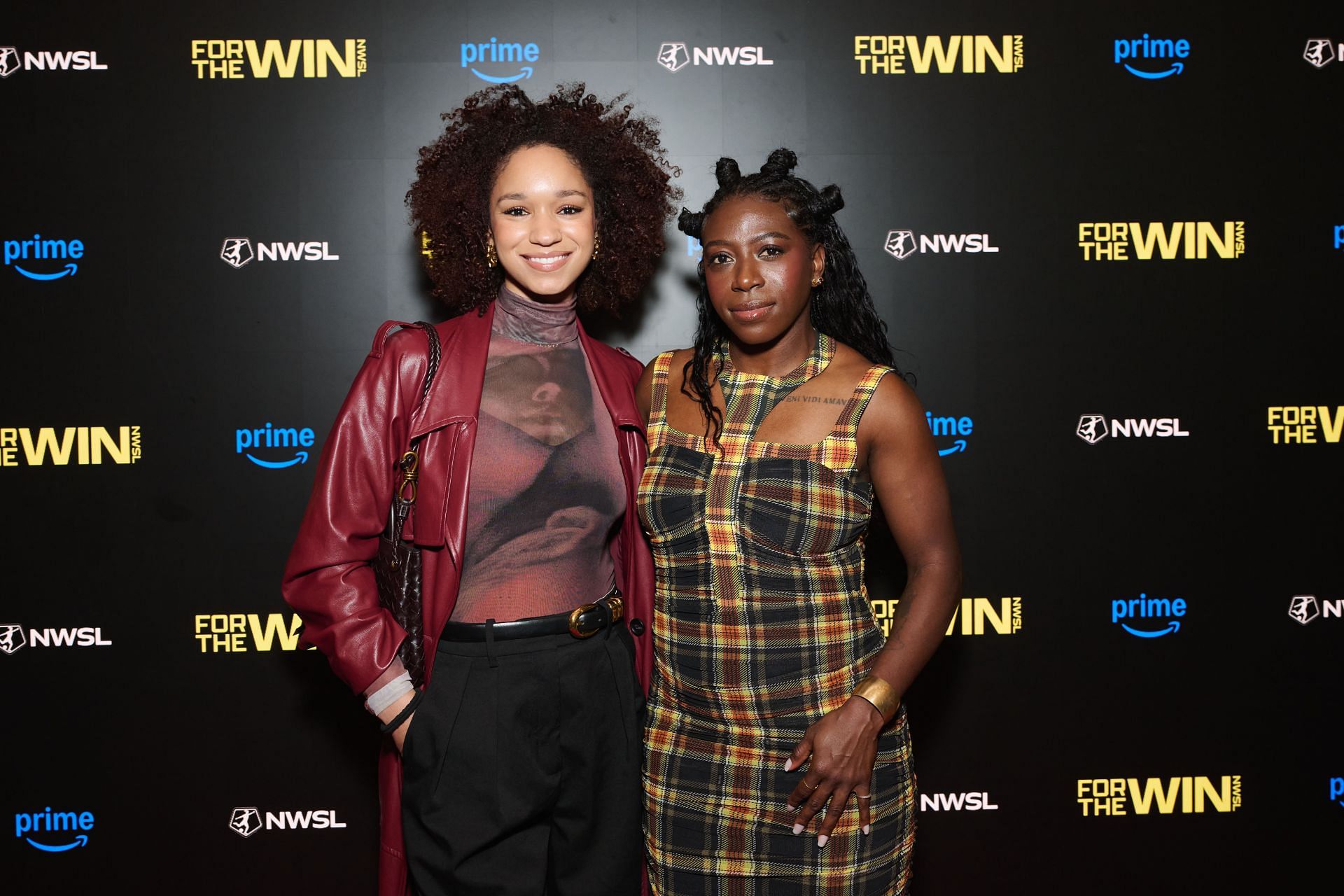            Darian Jenkins and Mandy Freeman attend the premiere of the Prime Video docuseries For The Win: NWSL (Image via Getty)