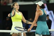 Madison Keys and Aryna Sabalenka at 2025 Australian Open Final - Day 14 - Source: Getty