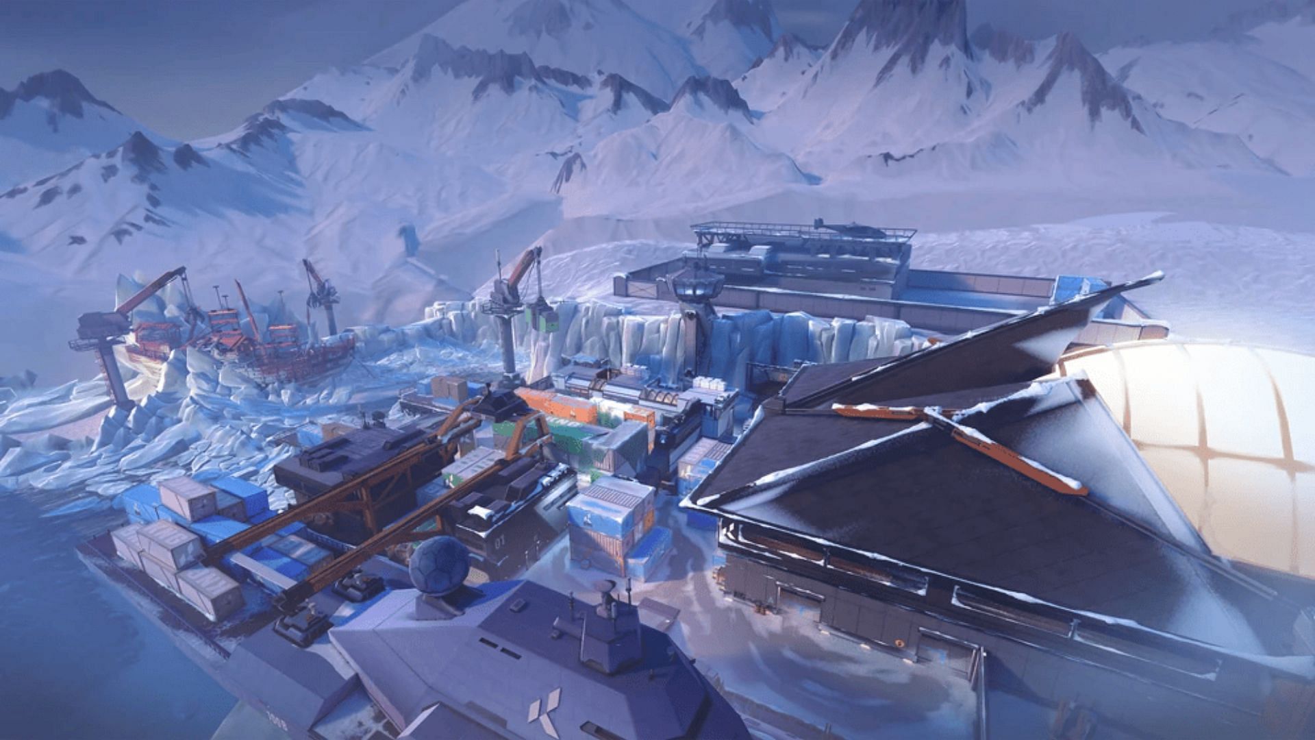 Icebox map in Valorant (Image via Riot Games)