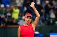 Jessica Pegula of the United States celebrates defeating Magda Linette of Poland in the second round on Day 3 of the BNP Paribas Open - Source: Getty