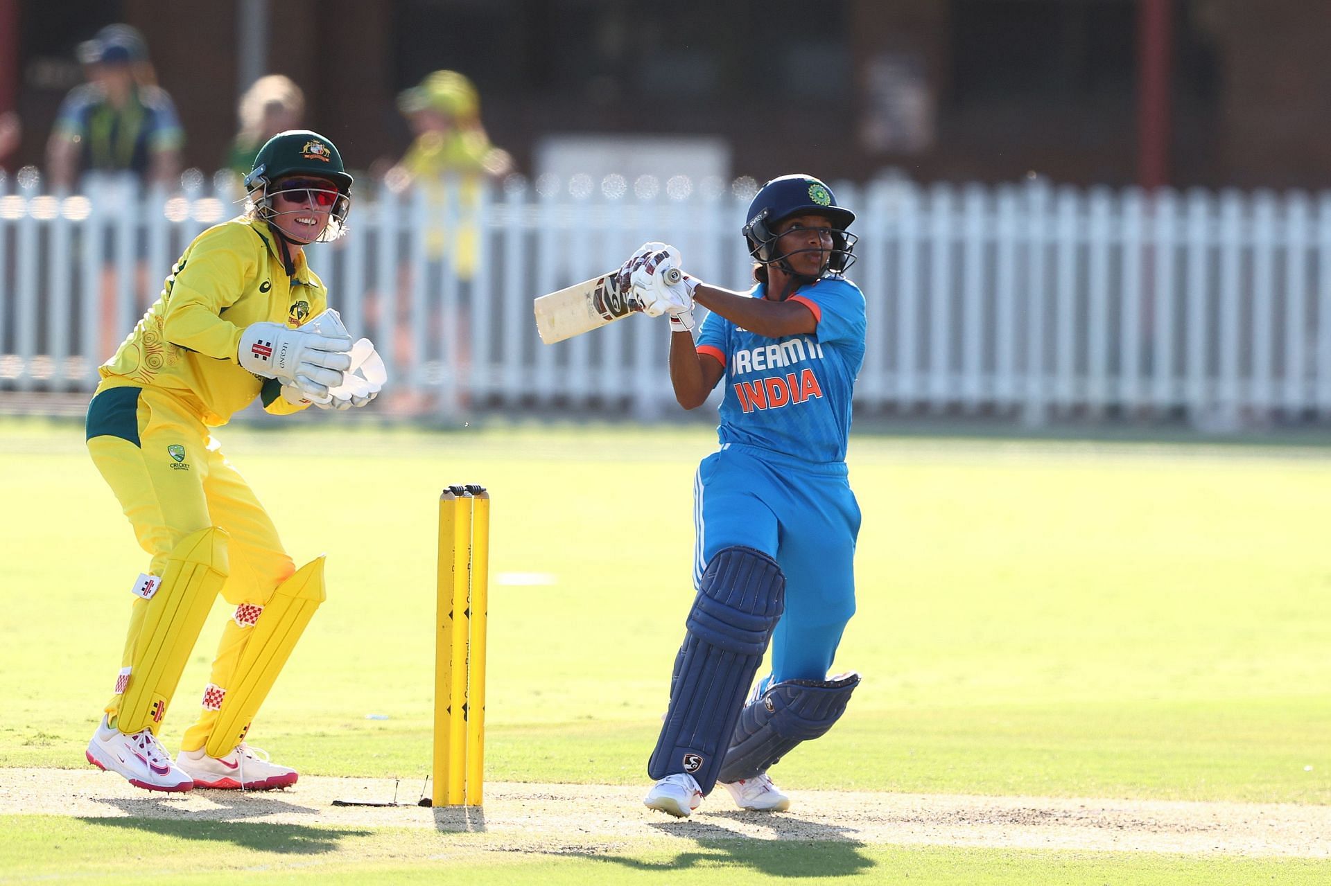 Minnu Mani is also a handy batter who scored an unbeaten 46* on her ODI debut against Australia.