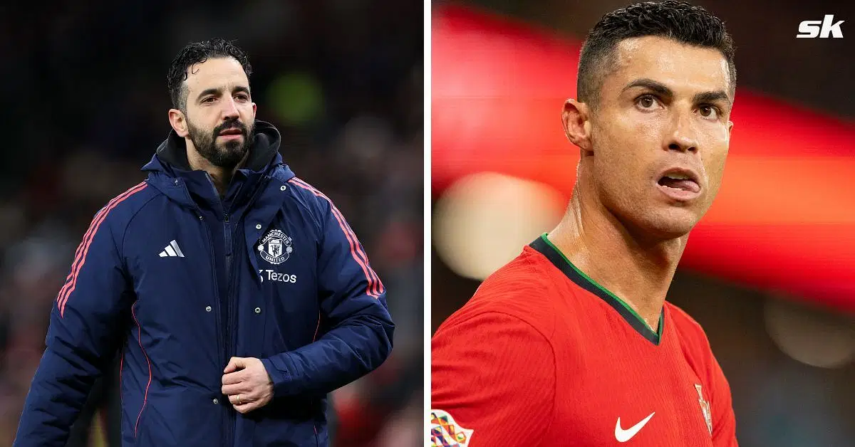 Cristiano Ronaldo and Ruben Amorim.