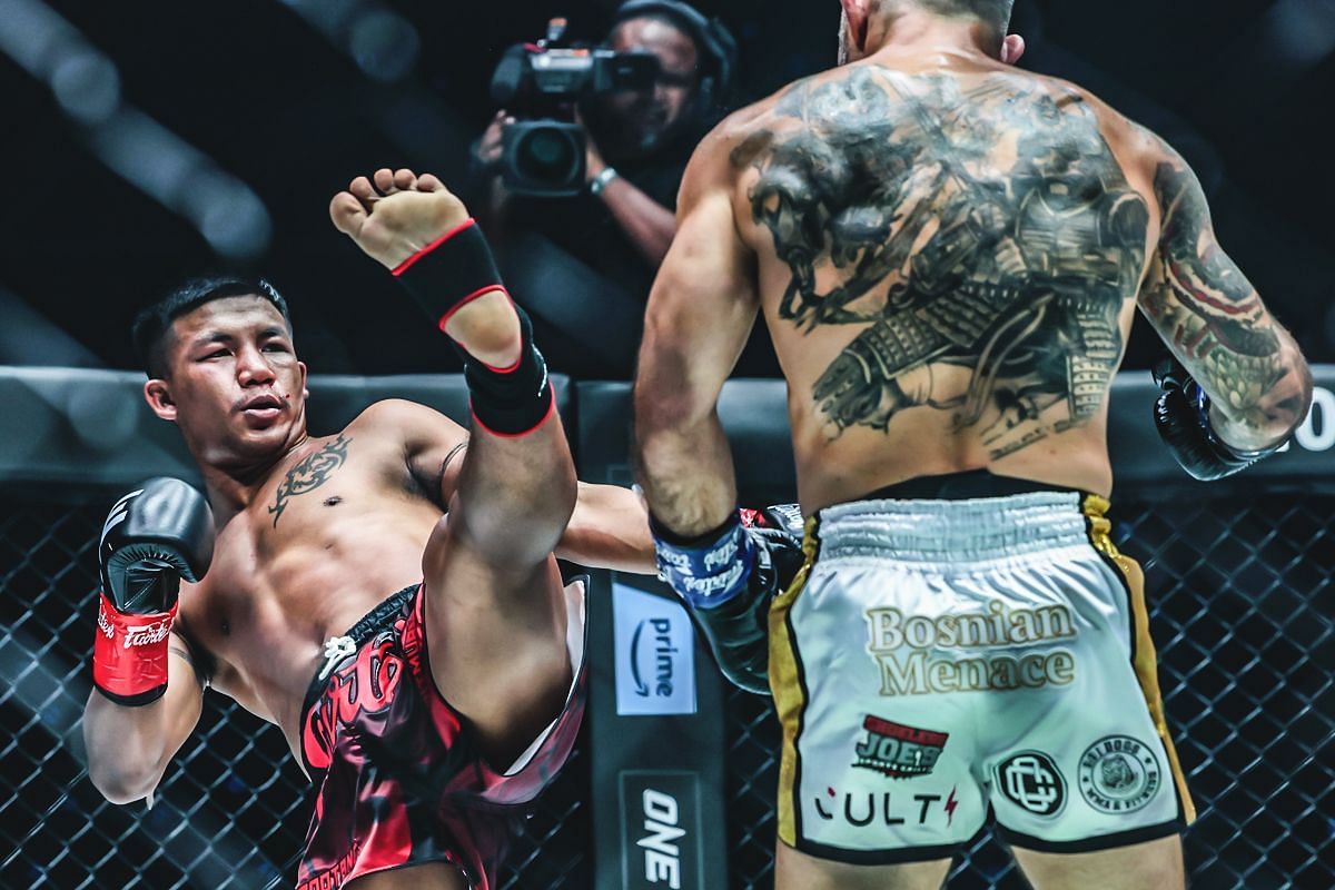 Rodtang during his June 2024 battle with Denis Puric. [Photo via: ONE Championship]