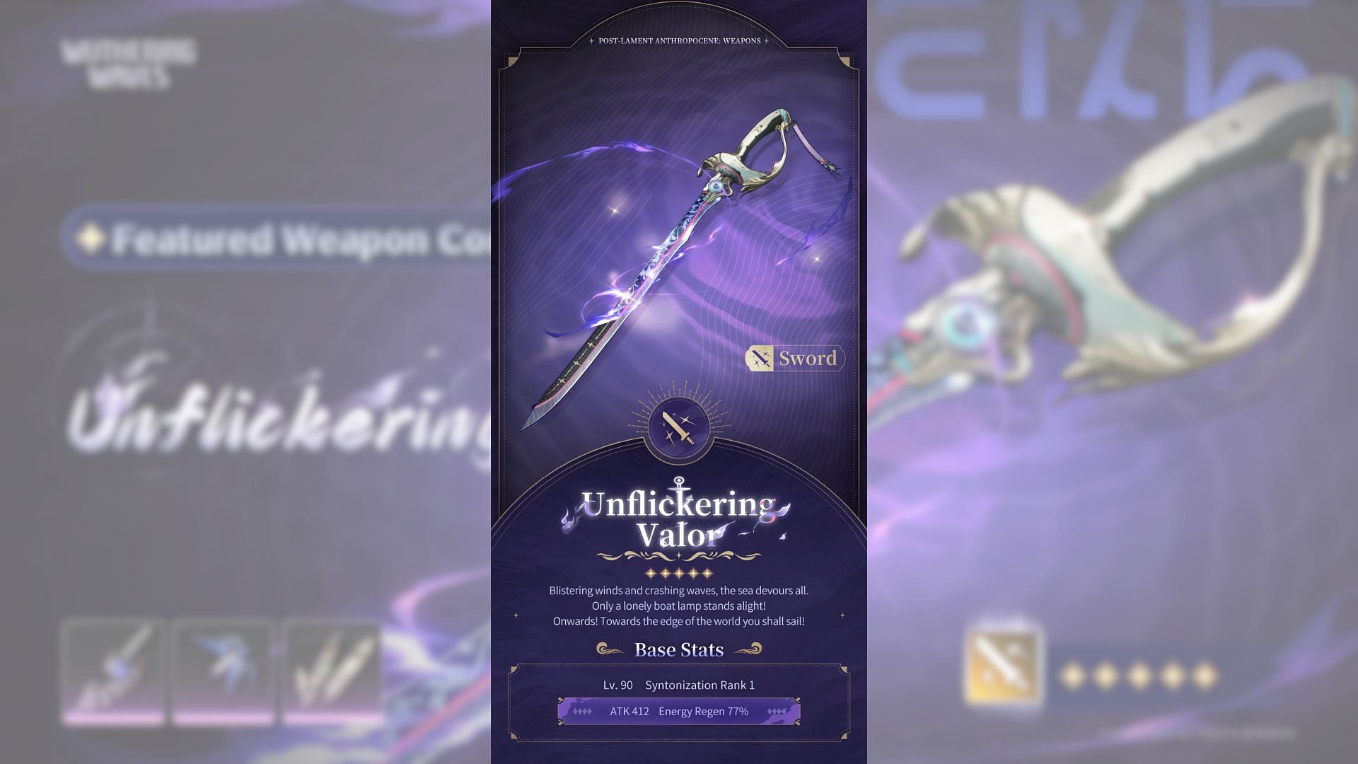 Unflickering Valor (Image via Kuro Games)