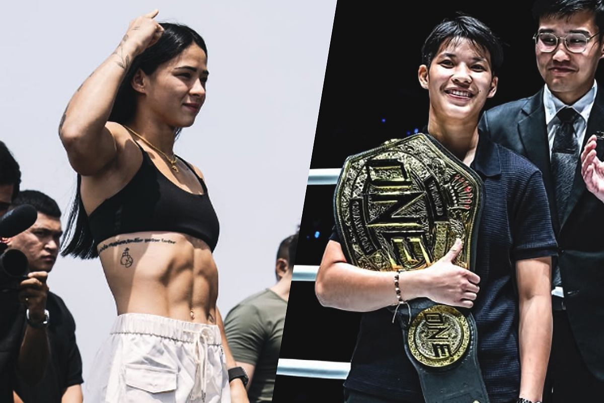 Allycia Hellen Rodrigues (L) and Phetjeeja (R) | Image by ONE Championship