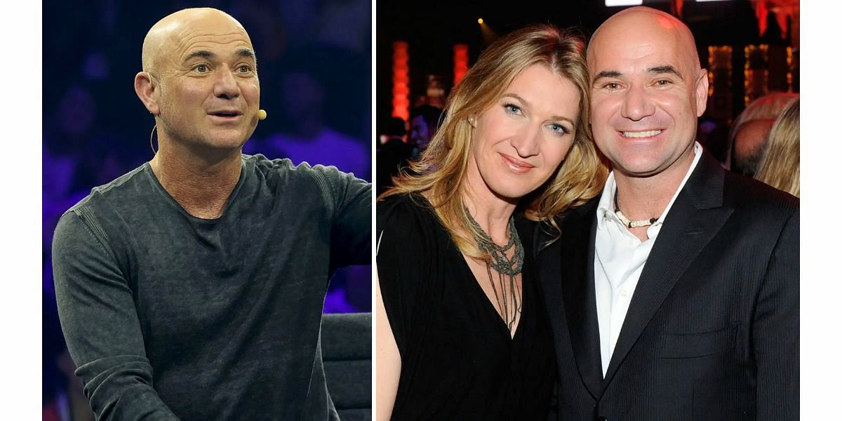 Andre Agassi with his wife Steffi Graf (Image Source: Getty)