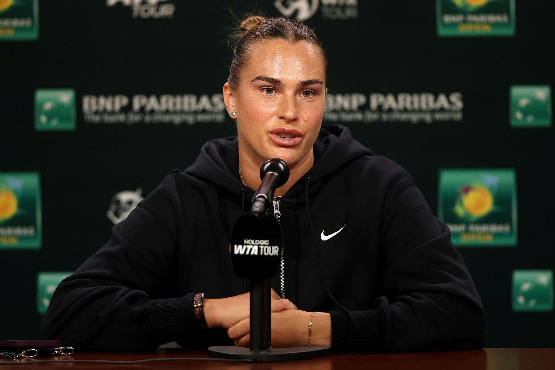 Aryna Sabalenka at the BNP Paribas Open - Previews - Source: Getty