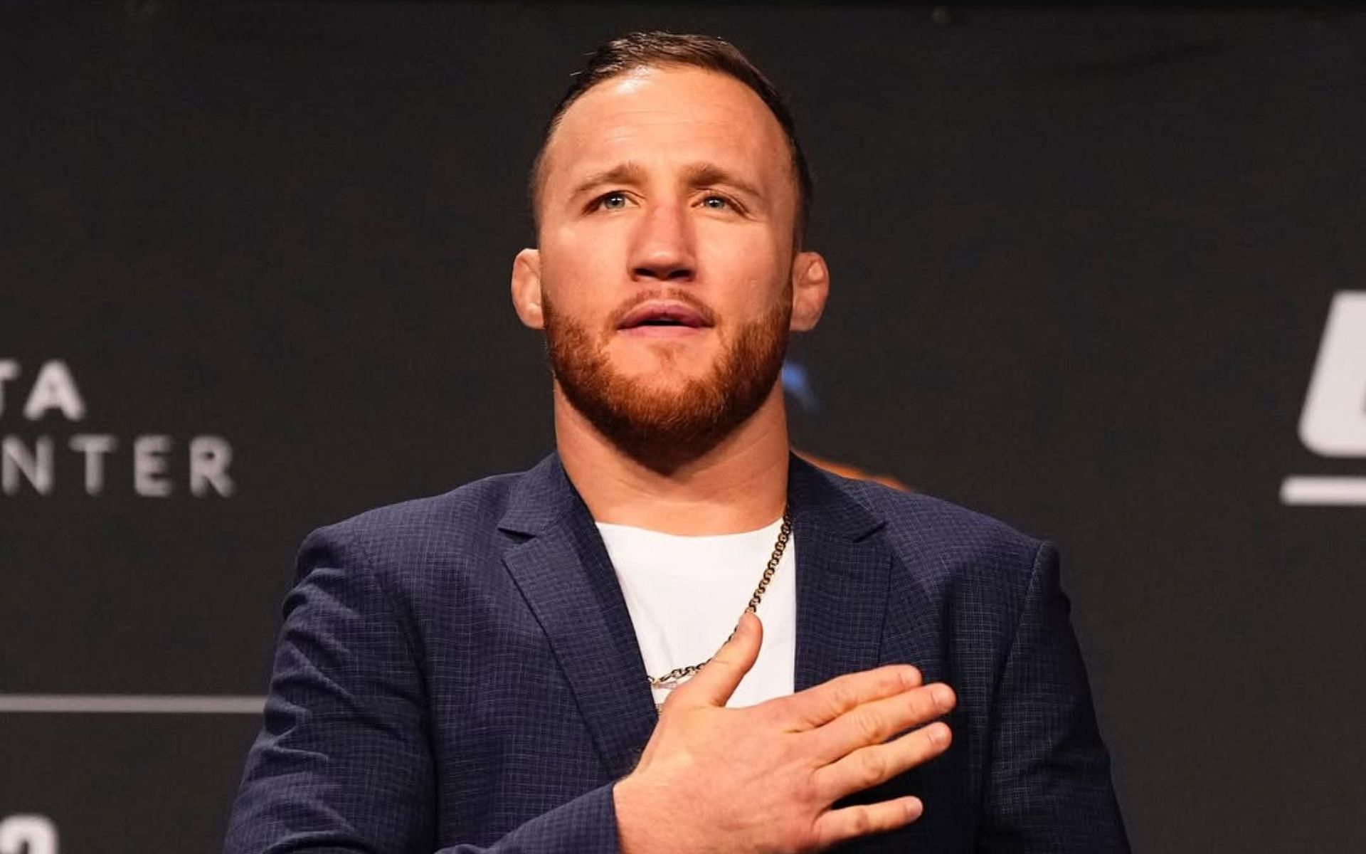 Justin Gaethje is willing to help FBI agents train in MMA. [Image courtesy: @justin_gaethje on Instagram]